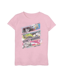 Футболка с графической панелью Rising Secret Warriors для девочек 7–16 лет Marvel
