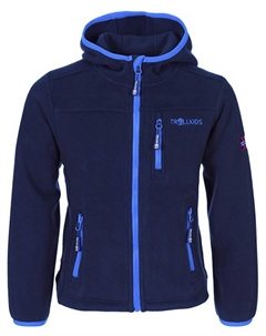 Флисовая куртка Stavanger, темно синий Trollkids