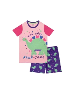 Короткая пижама You Are Rawrsome Dino, фиолетовый Harry bear