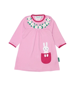 Платье mit Hasen Applikation, розовый Toby tiger