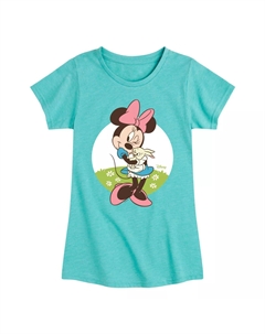 Футболка с пасхальным рисунком Disney's Minnie Mouse для девочек 7–16 лет, синий Licensed character