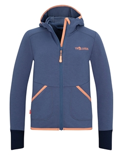 Флисовая куртка Saltfjord, синий Trollkids