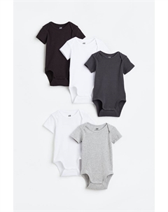 Хлопковое боди из пяти предметов H&m