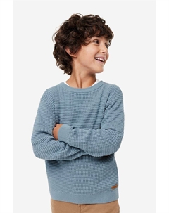 Вязаный свитер с сотами, синий H&m