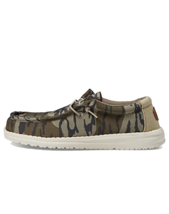 Лоферы Wally Mossy Oak Original Bottomland (Little Kid/Big Kid), камуфляж Hey dude