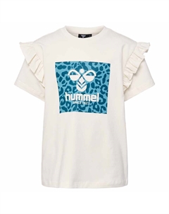 Футболка Flowy Ruffle, белый Hummel