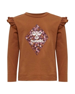Футболка с длинным рукавом Cilja, коричневый Hummel