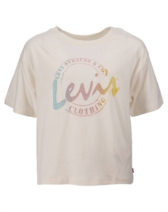 Футболка Levi´s Meet And Greet Script Cropped, бежевый Levi's®