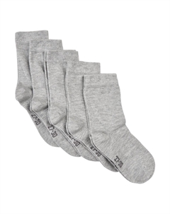 Носки Ankle Solid 5 Pack, серый Minymo®