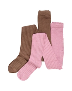 Тайтсы Stocking Rib 2 Pack, разноцветный Minymo®