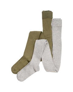 Тайтсы Stocking Solid Rib 2 Pack, разноцветный Minymo®