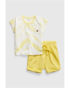 Хлопковая футболка и шорты, белый Gap