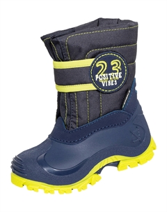 Сапоги Kinder Winter Mika gefüttert, темно синий Spirale