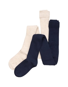 Тайтсы Stocking Solid Rib 2 Pack, разноцветный Minymo®