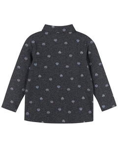 Вязаная рубашка на пуговицах Pique, серый Andy & evan