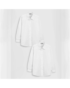 Комплект рубашек для девочки, 2 штуки, белый Next