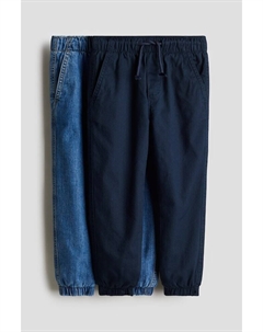 Утепленные спортивные брюки, синий H&m