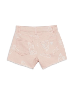 Джинсовые шорты-бабочки (7-14), цвет Pink Roses Guess factory