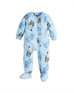 Голубая пижама на ножке для мальчика "Peek A Bluey", синий Licensed character