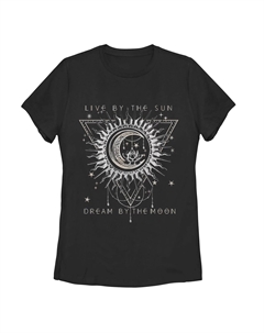 Детская футболка Live By The Sun Dream By The Moon с рисунком в стиле бохо Unbranded