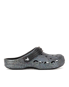 Шлепки BAYA GLITTER CLOG, черный Crocs