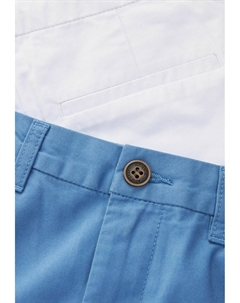 Шорты 2 Pack Regular Fit, бело-синие Next