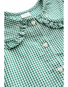 Дневное платье Rich School Gingham Tiered Pretty, зеленое Next