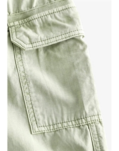 Брюки с боковыми карманами Parachute Cuffed, типа зелёные Next