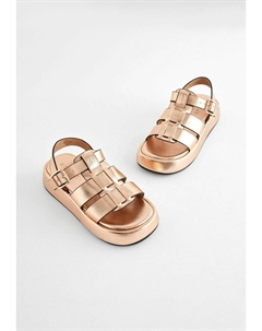 REGULAR FIT Chunky Gladiator, Сандалии розовое золото Next