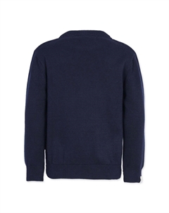 Вязаный свитер Basic, темно-синий Band of rascals