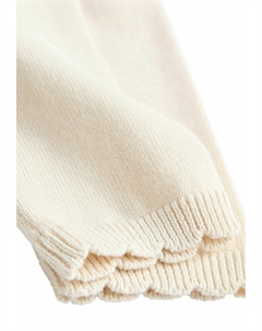 Кардиган Regular Fit, кремово-белый зайчик с вышивкой Next