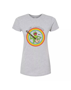 Облегающая футболка Disney's The Muppets Juniors Happy Song, серый Licensed character