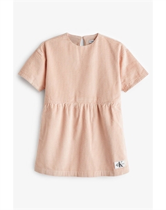 Детское платье с мягкими рукавами, розовый Calvin klein