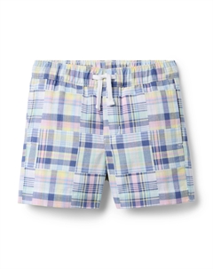 Шорты Madras Patchwork Shorts, цвет Multicolor Janie and jack