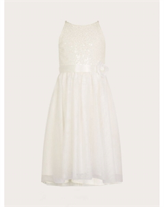 Платье макси с пайетками Truth, цвет слоновой кости Monsoon