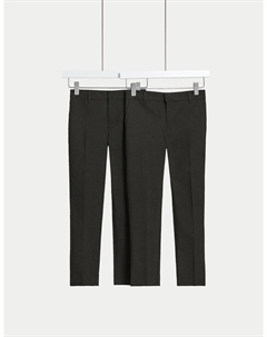 2 шт. узкие школьные брюки для мальчиков (2–18 лет) Marks & spencer