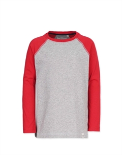 Лонгслив Raglan, красный Band of rascals