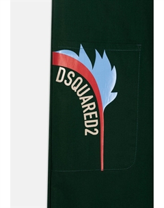 Брюки, цвет green Dsquared2