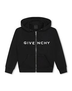 Kids куртка с капюшоном и логотипом 4G, черный Givenchy