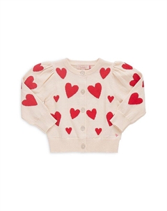 Свитер-кардиган Constance для девочек - Little Kid, коричневый/бежевый Pink chicken