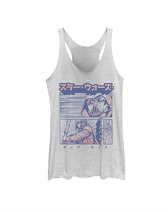 Майка на бретелях с портретными вставками в стиле аниме «Звездные войны Дарта Вейдера» для юниоров Licensed character