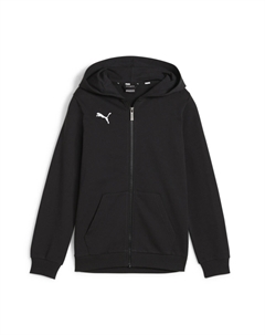 Толстовка teamGOAL Casuals Hooded Jacket Jr, черный Puma