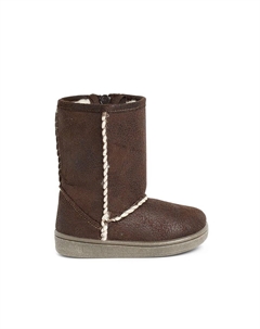 Сапоги для девочек австралийского типа на подкладке, коричневый Pisamonas