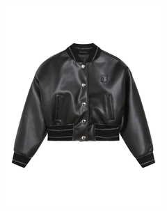 Kids бомбер с логотипом 4G, черный Givenchy