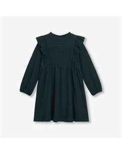 Хлопковое платье мини una со сборками, зеленый Whistles