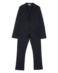 Костюм-двойка с однобортным пиджаком, синий Paolo pecora