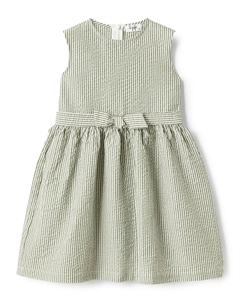 Платье мини в полоску, зеленый Il gufo