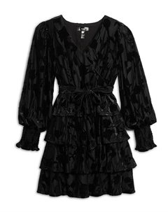 Платье-халат с жаккардовыми оборками для девочек, Little Kid, Big Kid, мультиколор Aqua