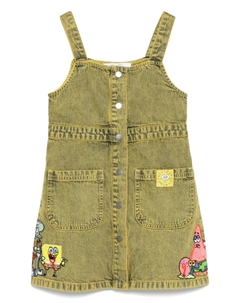 Джинсовое платье x SpongeBob SquarePants, желтый Stella mccartney kids