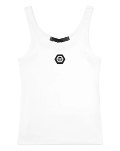 Майка-майка из джерси, белый Philipp plein